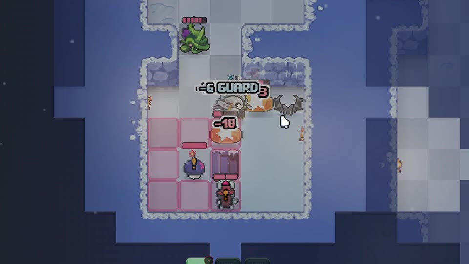 Maze of Gains ice-biome combat